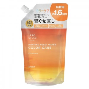 [クラシエ]プロスタイル モーニングリセットウォーター キンモクセイの香り 詰替え用 450ml(カラーケア 色落ち防止 ノンシリコン)