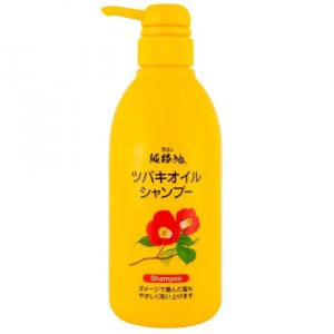 [黒ばら本舗]純椿油 ツバキオイルシャンプー 500mL 本体 ポンプ(シャンプー お風呂 バス用品 ヘアケア 椿オイル ツバキ)