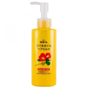 [黒ばら本舗]純椿油 ツバキオイル ヘアミルク 150ml(アウトバストリートメント トリートメント 洗い流さない お風呂 バス用品 ヘアケア 椿オイル)