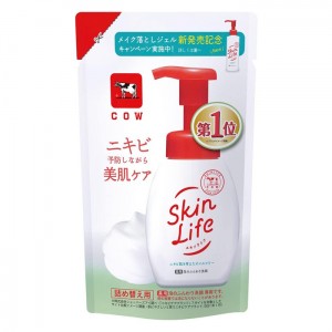 [牛乳石鹸]スキンライフ 薬用 泡のふんわり洗顔 詰替用 140ml [医薬部外品] (シトラスブーケの香り スキンケア 美肌ケア)