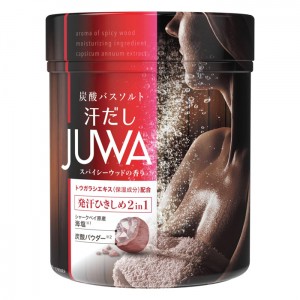 [白元アース]汗だし JUWA スパイシーウッドの香り 500g (バスソルト 炭酸パウダー配合 )