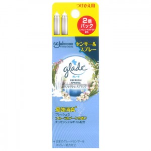 [ジョンソン]グレード 消臭センサー&スプレー リフレッシュスプリング 付け替え用 2個パック 18ml×2 36ml(消臭 芳香 人感センサー)