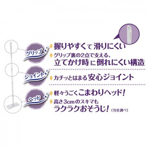 [大王製紙]エリエール キレキラ！ワイパー 本体 1個 徹底キレイ(床掃除 フローリングワイパー 掃除用品)