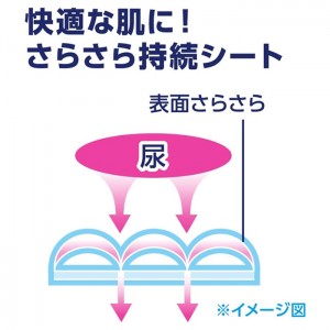 [大王製紙]エリエール ナチュラ さら肌さらり 吸水ナプキン 長時間快適用 80cc 24cm 16枚(尿取りパッド 尿漏れ 介護用品)