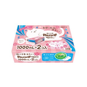 【白元アース】ドライ＆ドライUP NECO フローラルブーケの香り 1000mL 2個入(除湿剤 使い捨てタイプ)