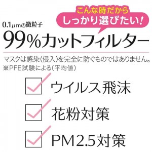 [白元アース]ビースタイル 立体タイプ ふつうサイズ アッシュピンク×グレー 20枚入り (不織布 かぜ ウイルス 立体タイプ バイカラー)