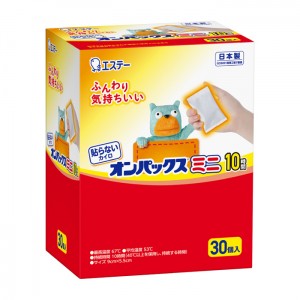 [エステー]貼らないオンパックスミニ 10時間持続 30個入 (ミニサイズ 貼らないタイプ 10時間持続 使い捨て 防寒)