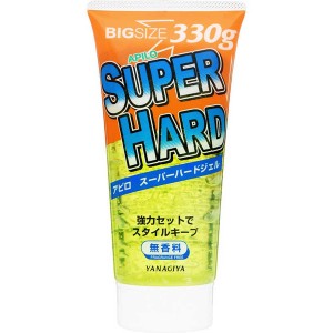 [柳屋本店]アピロ スーパーハードジェル 330g(男性用化粧品 整髪料 大容量 スタイリング グリース YANAGIYA メンズ ジェル)