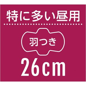 [ユニチャーム]ソフィ スポーツ ナプキン 特に多い昼用 羽つき 26cm 19枚入り[医薬部外品](ズレに強い SPORTS 生理用品 衛生用品)