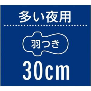 [ユニチャーム]ソフィ スポーツ ナプキン 多い夜用 羽つき 30cm 17枚入り[医薬部外品](ズレに強い SPORTS 生理用品 衛生用品)