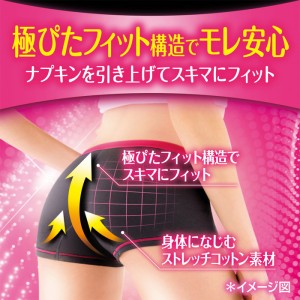 ユニ・チャーム ソフィ 極ぴたFIT アクティブタイプ ピュアグレ－ Ｍサイズ カジュアルフィット(ローライズボクサータイプ 生理用品 サニタリーショーツ パンツ)