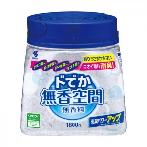 [小林製薬]ドでか無香空間 本体 無香料 1800g (消臭 置き型 たばこ臭 排便臭 汗 生ごみ)