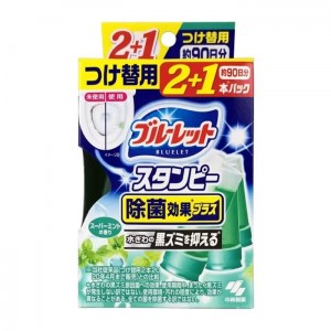 [小林製薬]ブルーレットスタンピー 除菌効果プラス スーパーミントの香り 詰替え用 約90日分 (トイレ洗浄剤 スタンプタイプ 洗浄 消臭)