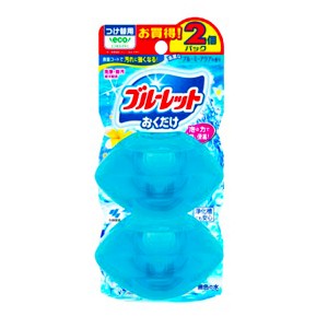 [小林製薬]液体ブルーレットおくだけ ブルーミーアクアの香り つけ替え用 70ml 2個入(トイレタンク芳香洗浄剤 泡洗浄 防汚)