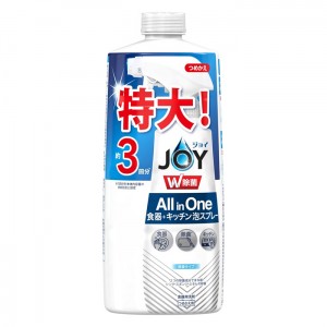 [P&G]JOY ジョイ W除菌 ミラクル泡スプレー 食器用洗剤 微香 詰め替え 約3回分(630mL)