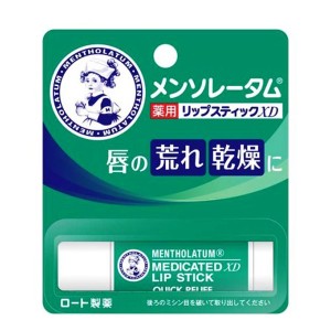 【ゆうパケット配送対象】[ロート製薬]メンソレータム 薬用リップスティック XD 4g[医薬部外品](薬用 リップケア リップクリーム)(ポスト投函 追跡ありメール便)