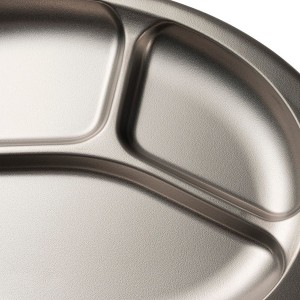 サーモマグ thermo mug TSUBAME 燕 ランチプレートオーバル チタン T-LPO22T(LUNCH PLATE (ROUND)TITANIUM)