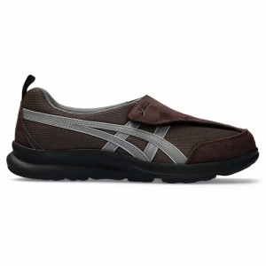 【送料無料】アシックス(asics)メンズ ライフウォーカー ウォーキングシューズ コーヒー×グレー 3E相当【1241A010】(リハビリ 介護靴 室内 軽量 歩行安定)