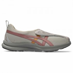 【送料無料】アシックス(asics)レディース ライフウォーカー ウォーキングシューズ ベージュ×ピンクベージュ 3E相当【1242A018】(リハビリ 介護靴 室内 軽量 歩行安定)