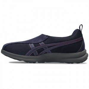 【送料無料】アシックス(asics)レディース ライフウォーカー ウォーキングシューズ ネイビーブルー×ネイビーブルー 3E相当【1242A018】(リハビリ 介護靴 室内 軽量 歩行安定)