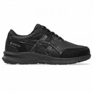 【送料無料】アシックス(asics) レディース ハダシウォーカー GORE-TEX ファスナー付き ブラック×ブラック 3E相当【1292A074】(防水 HADASHI ウォーキングシューズ ウィメンズ)