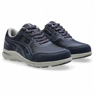 【送料無料】アシックス(asics) レディース ハダシウォーカー GORE-TEX ファスナー付き ネイビーブルー×ネイビーブルー 3E相当【1292A074】(防水 HADASHI ウォーキングシューズ ウィメンズ)