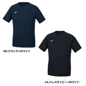 MIZUNO ミズノ ナビドライTシャツ(半袖・丸首・メンズ) [32MA1190] (DRY 吸汗速乾 インナー)