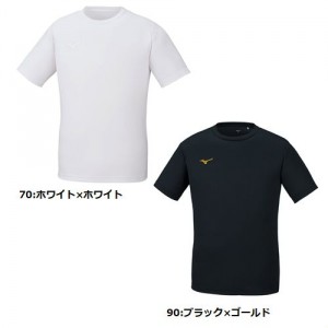 MIZUNO ミズノ ナビドライTシャツ(半袖・丸首・メンズ) [32MA1190] (DRY 吸汗速乾 インナー)