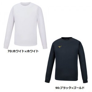 【ゆうパケット配送対象】MIZUNO ミズノ ナビドライTシャツ(長袖・丸首・メンズ) [32MA1195] (DRY 吸汗速乾 インナー) (ポスト投函 追跡ありメール便)