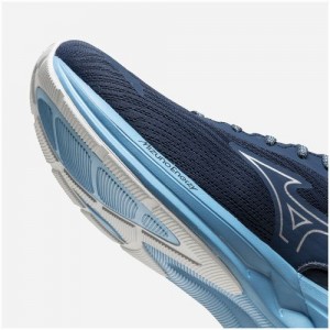 【送料無料】MIZUNO ミズノ メンズ WAVE REVOLT 3 54ネイビー×シルバー×ブルー [J1GC248154] (シューズ ランニング クッション性 やわらかい デイリーランミズノウエーブ MIZUNO ENERZY U4icX X10)