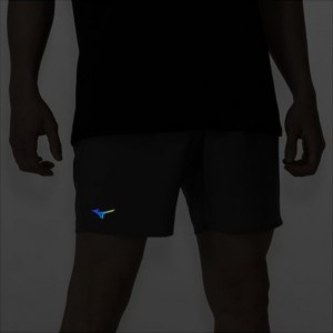 MIZUNO ミズノ メンズ クイックドライパンツ(オーロラ）[J2MBA505](再起反射 ランニング オープンポケット)