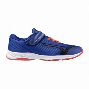 MIZUNO ミズノ SPEED STUDS 4 BELT ブルー×ブラック×オレンジ[K1GC2423](ジュニア シューズ ベルトリニューアル 靴)