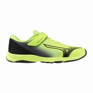 MIZUNO ミズノ SPEED STUDS 4 BELT ライム×ブラック[K1GC2423](ジュニア シューズ ベルトリニューアル 靴)