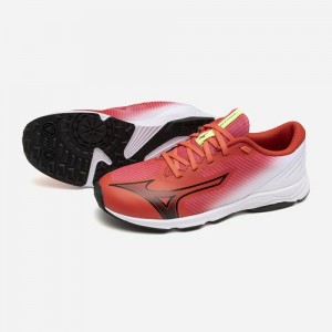 MIZUNO ミズノ SPEED STUDS 4 レッド×ブラック×ホワイト[K1GC2425](ジュニア シューズ リニューアル 靴)