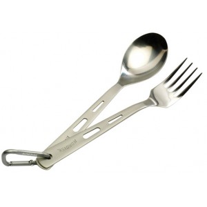 NORDISK フォーク・スプーンセット Titan Cutlery 2pc Set(チタン製カトラリー)[119020](ノルディスク fork spoon)