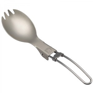 NORDISK 先割れスプーン Titan Spork foldable 折りたたみチタン製カトラリー[119025] (ノルディスク CUTLERY スポーク)