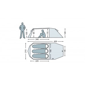 NORDISK テント Oppland 3 LW SI(オップランド3LW SI)レッドAlu[151014](ノルディスク tent 3人用 ノールドランド Nordland)