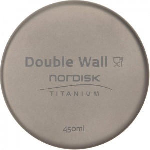 【国内正規品】NORDISK ノルディスク Titanium Double Wall Mug 450ml Without Handle(チタンダブルウォールマグ チタンマグ)[119011]