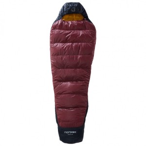 【国内正規品】NORDISK ノルディスク Oscar-10° Mummy M Sleeping Bag RioRed MustardYellow Black(オスカー -10°マミー M レッドイエローブラック 寝袋 マミー型寝袋) [110453]