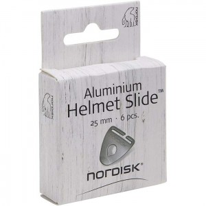 【ゆうパケット配送！送料無料】【国内正規品】NORDISK ノルディスク Aluminium Helmet Slide 25mm・ 6個セット(ヘルメットスライド アルミテントパーツ)[119067]