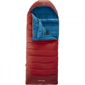 【国内正規品】NORDISK ノルディスク Puk -2 Blanket Ｌ Sleeping Bag tomato MajolikaBlue(プク -2° Lサイズ レッド ブランケット型 シュラフ 寝袋)[110347]