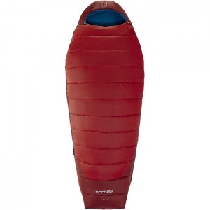 【国内正規品】NORDISK ノルディスク Puk +4 Egg L Sleeping Bag tomato MajolikaBlue(プク +4° Lサイズ レッド エッグ型 シュラフ 寝袋)[110349]