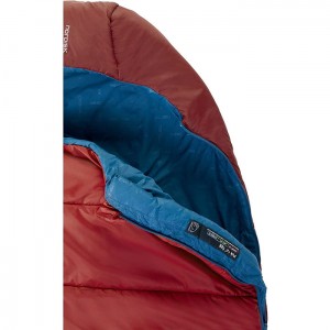 【国内正規品】NORDISK ノルディスク Puk +4 Egg L Sleeping Bag tomato MajolikaBlue(プク +4° Lサイズ レッド エッグ型 シュラフ 寝袋)[110349]