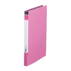 レターファイルBF [358BF] 1冊 A4判タテ型(背巾25MM) 本体色：ピンク