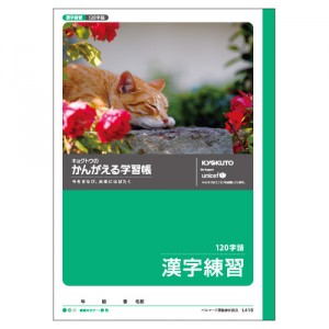 【ゆうパケット配送対象】[キョクトウ．アソシ]かんがえる学習帳 漢字練習 120字[L416](ポスト投函 追跡ありメール便)