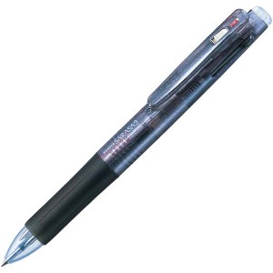 【ゆうパケット配送対象】[ゼブラ]3色ボールペン サラサ3 黒軸 0.5mm[J3J2-BK](ポスト投函 追跡ありメール便)