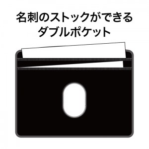 【ゆうパケット配送対象】[オープン工業]吊り下げ名札 レザータイプ 青[N-123P-BU](ポスト投函 追跡ありメール便)