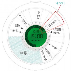 ＊在庫限り＊キングジム 習慣時計 ルクル RUC10シロ KINGJIM[返品・交換不可]