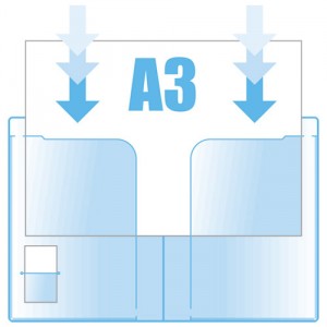 [ビュートンジャパン]スマートホルダー 2ポケット ピンク 1冊[NSH-A4-2CP]