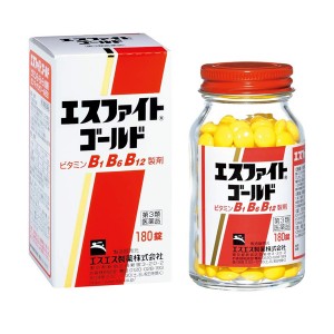 【第3類医薬品】エスエス製薬 エスファイトゴールド 180錠(眼精疲労 肩こり 腰痛)